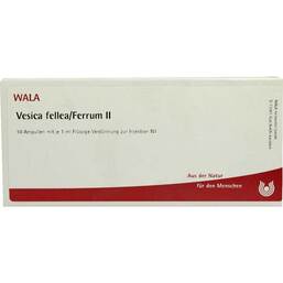 Abbildung: Vesica Fellea Ferrum II Ampullen Ampullen, 10X1 ml PZN 01223682