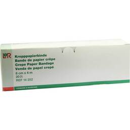 Abbildung: Kreppapierbinde 4mx8cm 20 St, Binden PZN 01225681