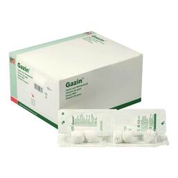 Abbildung: Gazin Tupfer pflaum.steril 2 125 St, Tupfer PZN 01232244