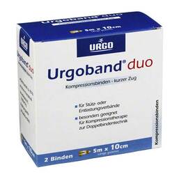 Abbildung: Urgoband Duo Binde 10 cm x 5 m 2 St, Binden PZN 01232770