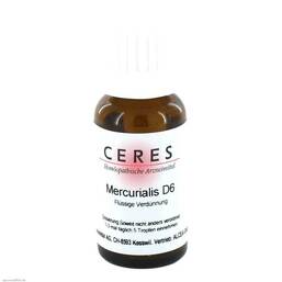 Abbildung: CERES Mercurialis D 6 Dilution 20 ml, Dilution PZN 01235768
