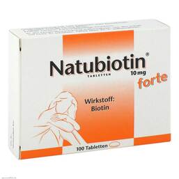 Abbildung: Natubiotin 10 mg forte Tabletten 100 St, Tabletten PZN 01259711