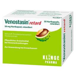 Abbildung: Venostasin retard 50 mg Hartkapsel retardiert Retard-Kapseln, 50 St PZN 01273510