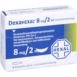 Abbildung: Dexahexal 8 mg / 2 ml Injektionslösung 5X2 ml, Injektionslösung PZN 01276939