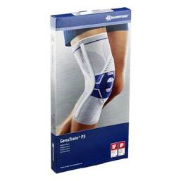 Abbildung: Genutrain Kniebandage P3 rechts Größe 4 titan 1 St, Bandage PZN 01285074