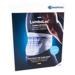 Abbildung: Lumboloc Rückenstütz Bandage Größe 4 titan 1 St PZN 01286599