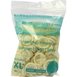 Abbildung: Fingerling Latex Größe 5 extra large 100 St PZN 01288339