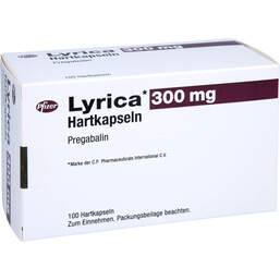 Abbildung: Lyrica 300 mg Hartkapseln 100 St, Hartkapseln PZN 01289563