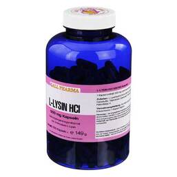 Abbildung: L-Lysin 500 mg GPH Kapseln 250 St, Kapseln PZN 01290603