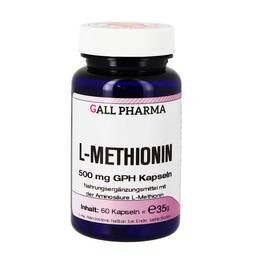 Abbildung: L-Methionin 500 mg GPH Kapseln Kapseln, 60 St PZN 01290626