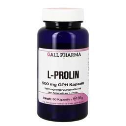 Abbildung: L-Prolin 500 mg GPH Kapseln 60 St, Kapseln PZN 01290632
