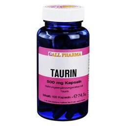 Abbildung: Taurin 500 mg GPH Kapseln Kapseln, 100 St PZN 01290661