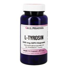 Abbildung: L-Tyrosin 500 mg GPH Kapseln Kapseln, 100 St PZN 01290709