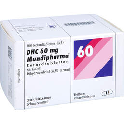 Abbildung: DHC 60 Mundipharma Retardtabletten 100 St, Retard-Tabletten PZN 01292275
