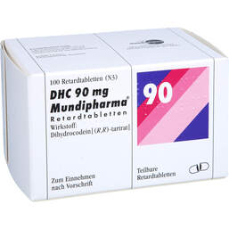 Abbildung: DHC 90 Mundipharma Retardtabletten 100 St, Retard-Tabletten PZN 01292306