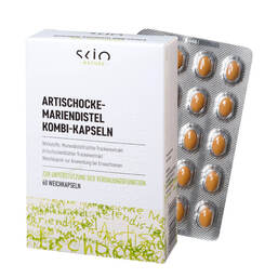 Abbildung: Artischocke Mariendistel Kombikapseln Weichkapseln, 60 St PZN 01299001