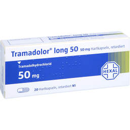 Abbildung: Tramadolor long 50 Retardkapseln 20 St, Retard-Kapseln PZN 01299981