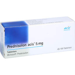 Abbildung: Prednisolon Acis 5 mg Tabletten 100 St, Tabletten PZN 01300425