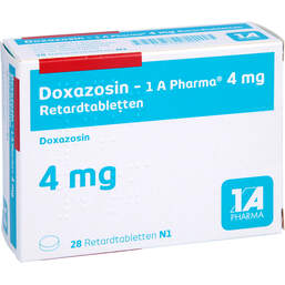 Abbildung: Doxazosin 1A Pharma 4 mg Retardtabletten 28 St, Retard-Tabletten PZN 01303665