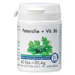 Abbildung: Petersilie + Vitamin B 6 Kapseln 60 St, Kapseln PZN 01305368