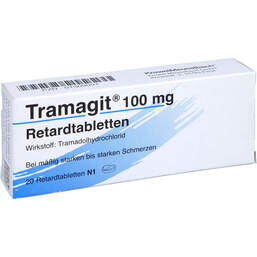 Abbildung: Tramagit 100 mg Retardtabletten 20 St, Retard-Tabletten PZN 01309001
