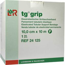 Abbildung: TG Grip Stütz Schlauchverband F 10 cm x 10 m 1 St, Verband PZN 01309426
