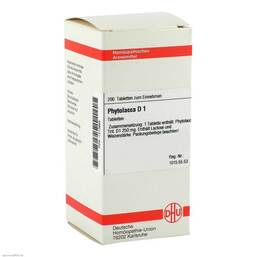 Abbildung: DHU Phytolacca D 1 Tabletten Tabletten, 200 St PZN 01310665