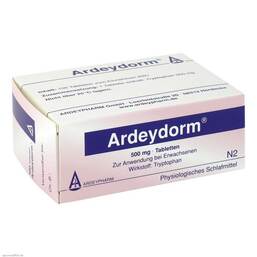 Abbildung: Ardeydorm Tabletten 100 St, Tabletten PZN 01313422