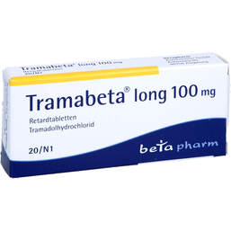 Abbildung: Tramabeta long 100 Retardtabletten 20 St, Retard-Tabletten PZN 01313468