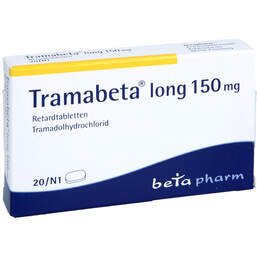 Abbildung: Tramabeta long 150 Retardtabletten 20 St, Retard-Tabletten PZN 01313480