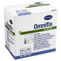 Abbildung: Omnifix elastic 2,5 cm x 10 m Rolle Pflaster, 2 St PZN 01316515