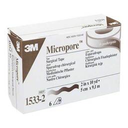 Abbildung: Micropore Vliespflaster 9,1 mx5 cm haut 1533 - 2 6 St, Pflaster PZN 01319726