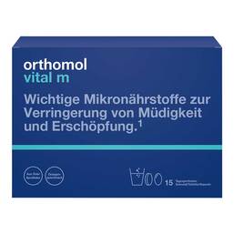 Abbildung: Orthomol Vital M 15 Granulat / Kapseln Kombipackung Kombipackung, 1 St PZN 01319784