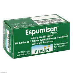 Abbildung: Espumisan Perlen Weichkapseln 50 St, Weichkapseln PZN 01320439