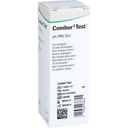Abbildung: Combur 3 Test Teststreifen 50 St, Teststreifen PZN 01324590