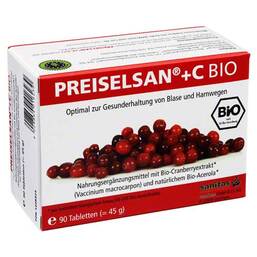 Abbildung: Preisel San + C Bio Tabletten Tabletten, 90 St PZN 01328323