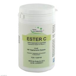 Abbildung: Ester C Vegi Kapseln 180 St, Kapseln PZN 01328748