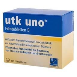 Abbildung: utk uno® Filmtabletten B 120 St, Filmtabletten PZN 01331331