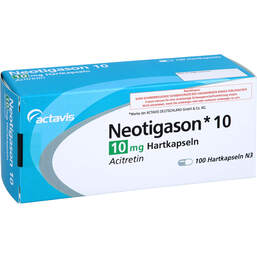 Abbildung: Neotigason 10 Hartkapseln 100 St, Hartkapseln PZN 01332394