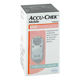 Abbildung: Accu Chek Mobile Testkassette 100 St, Teststreifen PZN 01334720