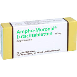 Abbildung: Ampho Moronal Lutschtablette 20 St, Lutschtabletten PZN 01335381