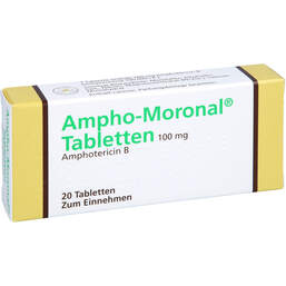 Abbildung: Ampho Moronal Tabletten 100 20 St, Tabletten PZN 01335435
