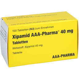 Abbildung: Xipamid 40 mg AAA Pharma Tabletten 100 St, Tabletten PZN 01339350