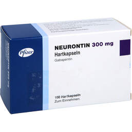 Abbildung: Neurontin 300 mg Hartkapseln 100 St, Hartkapseln PZN 01344546