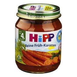 Abbildung: Hipp Bio Gemüse Frühkarotten 125 g PZN 01345706