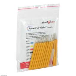 Abbildung: Proximal Grip xxxx-fein gelb Interdentalbürste 12 St, Zahnbürste PZN 01347711
