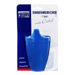 Abbildung: Einnehmebecher mit 2 Gri + DE 12mm blau 1 St PZN 01349851