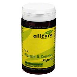 Abbildung: allcura Vitamin B Komplex Kapseln Kapseln, 90 St PZN 01351351