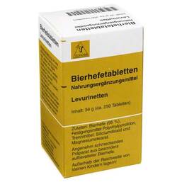 Abbildung: Bierhefe Tabletten Levurinet Tabletten, 250 St PZN 01352209