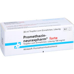 Abbildung: Promethazin neuraxpharm forte Tropfen zum Einnehmen 30 ml, Tropfen zum Einnehmen PZN 01359157